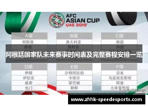 阿根廷国家队未来赛事时间表及完整赛程安排一览